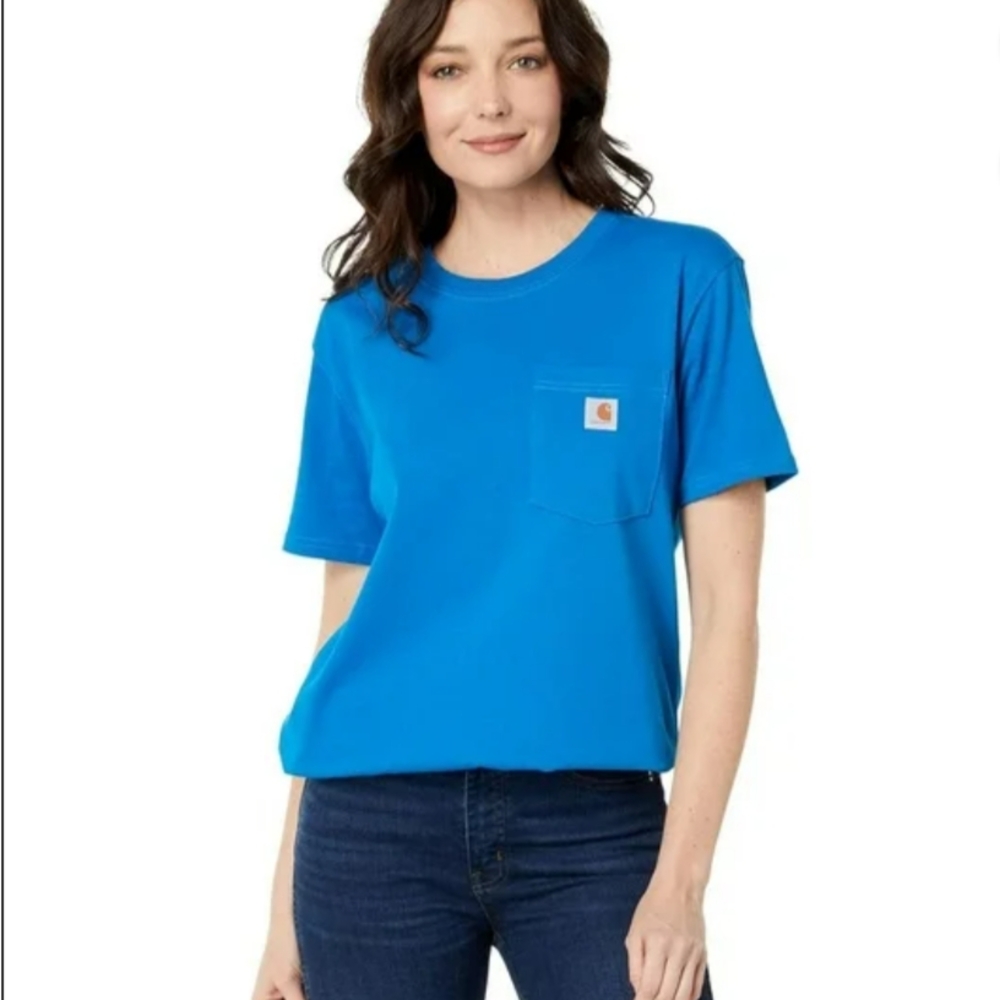 Carhartt Women's Loose Fit Heavyweight Short-Sleeve Pocket T-Shirt Small